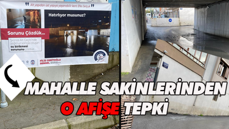 O AFİŞE TEPKİ