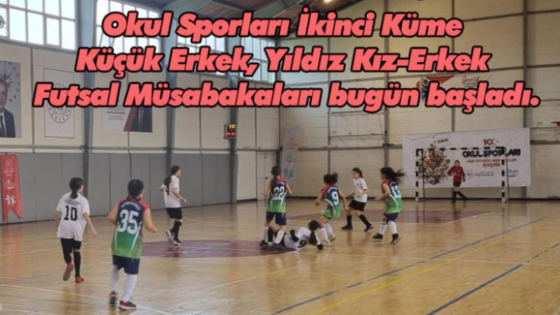 SELÇUK'TA OKUL SPORLARI FUTSAL MÜSABAKALARI BAŞLADI