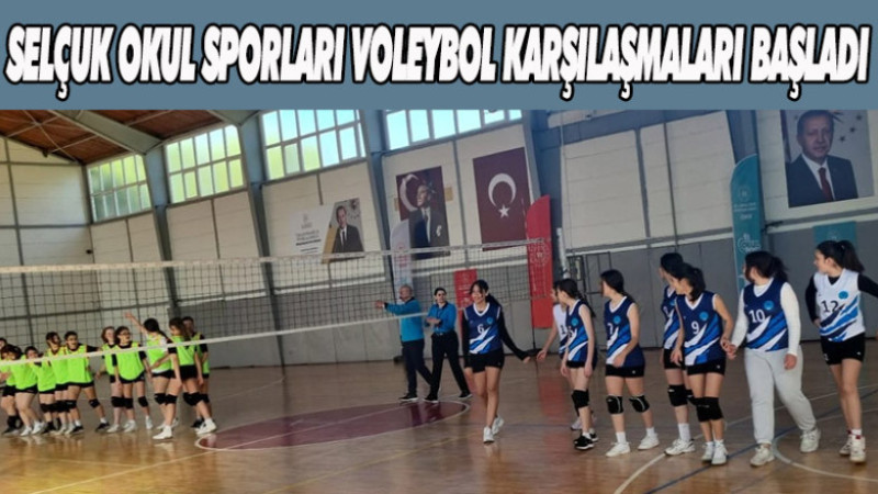 OKUL SPORLARI VOLEYBOL KARŞILAŞMALARI BAŞLADI