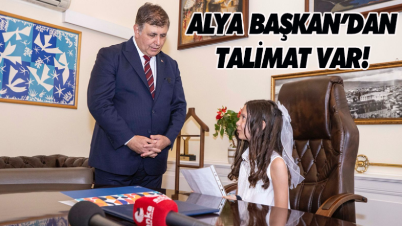 Alya Başkan'dan talimat var!