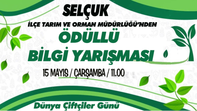 Selçuk İlçe Tarım ve Orman Müdürlüğü'nden