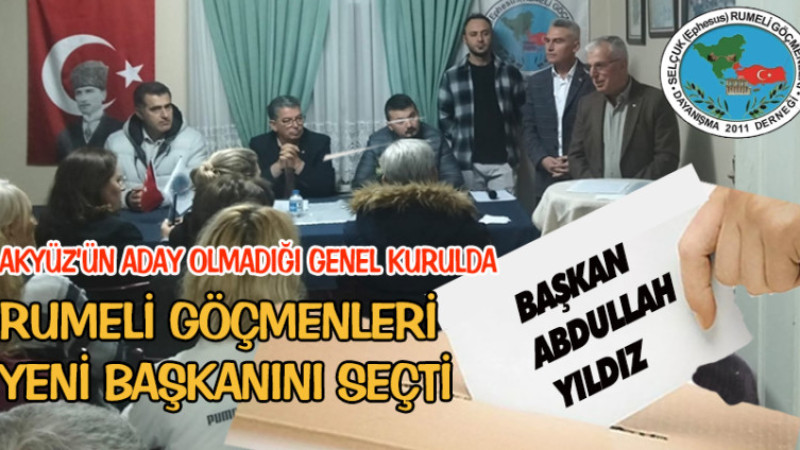 Selçuk Rumeli Göçmenleri Derneği’nde Başkanlık Değişimi
